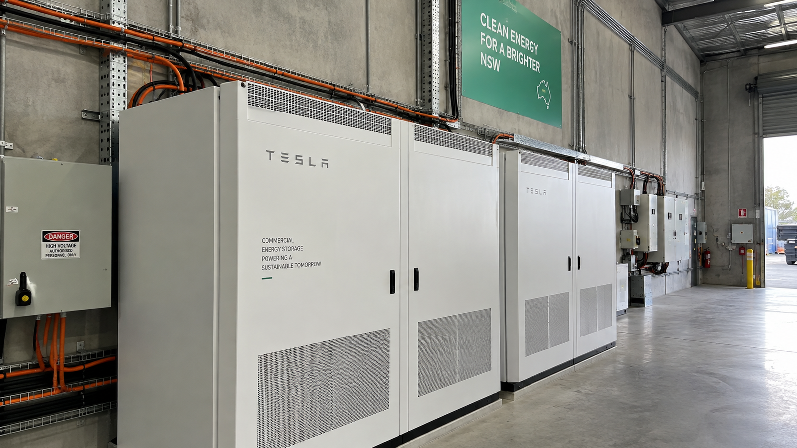 Commercial battery storage system, Sydney